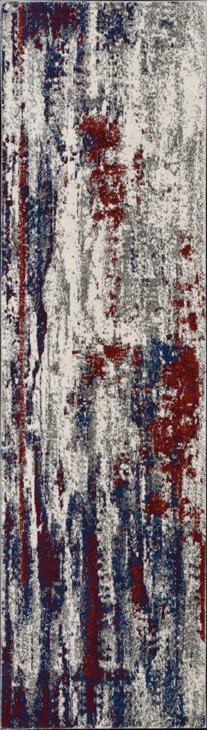 Cailyn Blue 2'2 x 7'6 Runner Rug - Thumbnail - Image 1