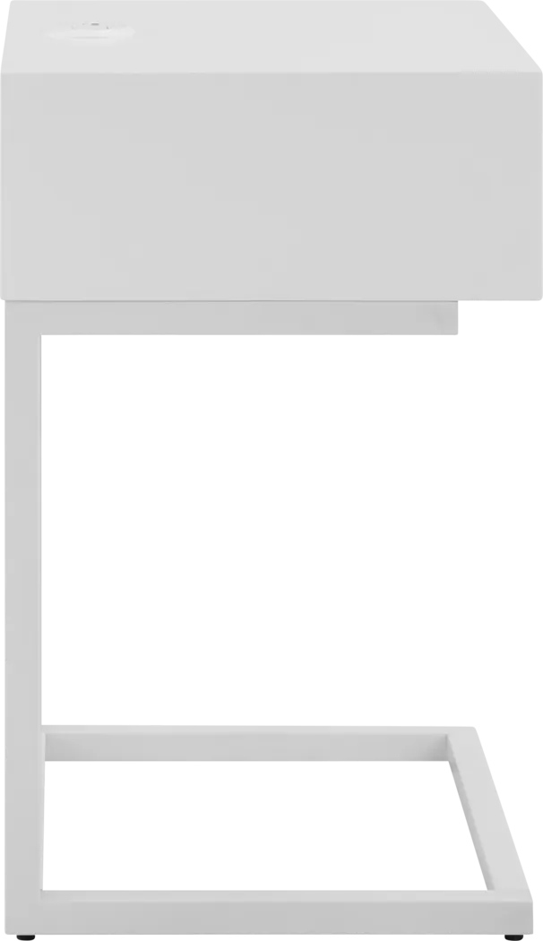 Caique White End Table - Thumbnail - Image 5