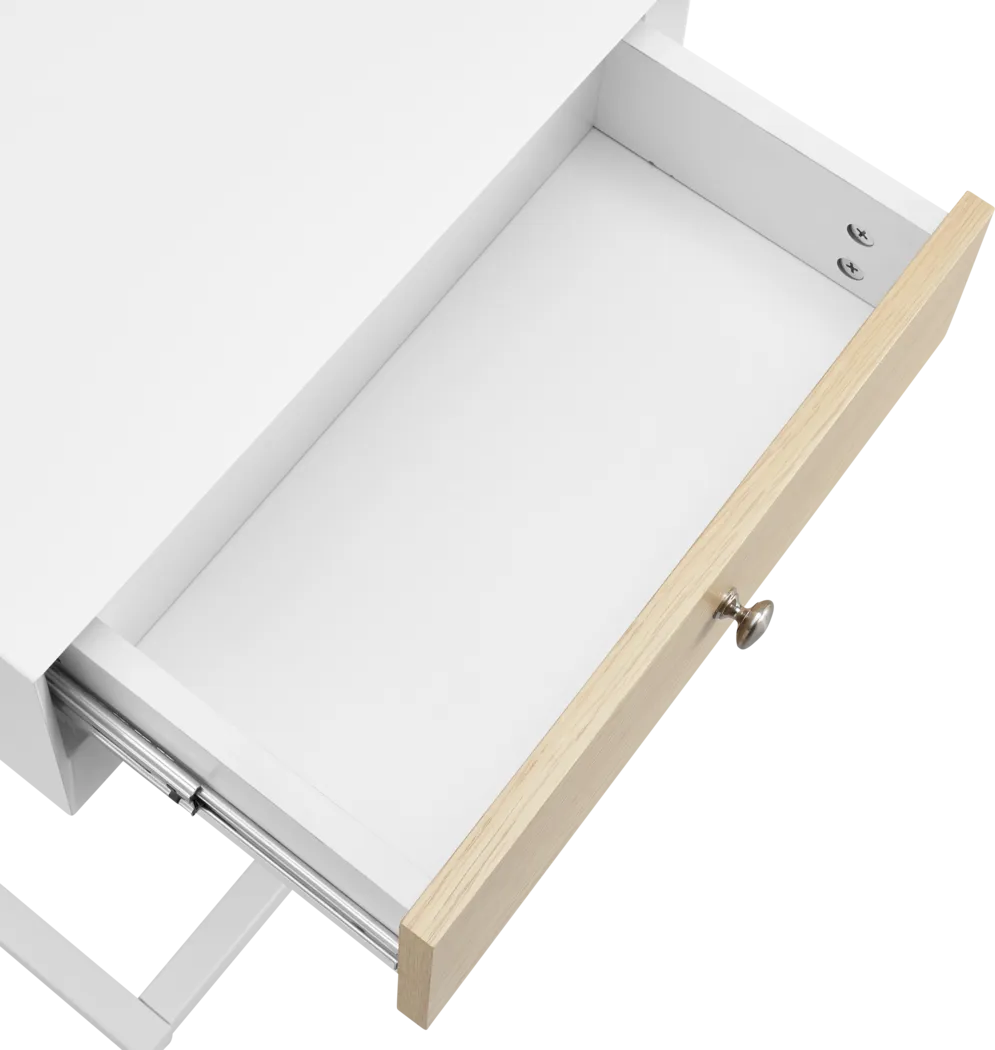 Caique White End Table - Thumbnail - Image 8