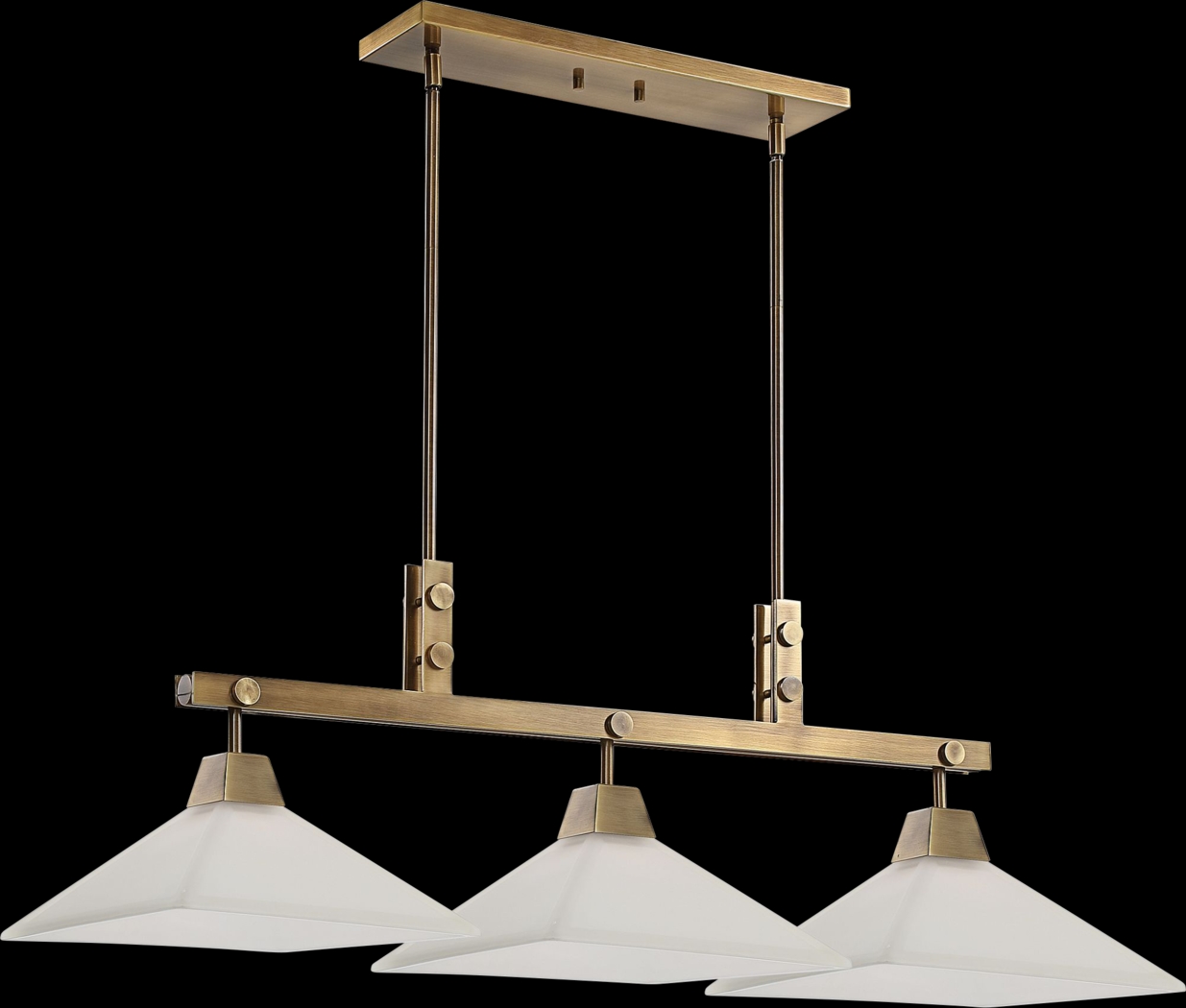 Caira Drive Brass Chandelier - Thumbnail - Image 1