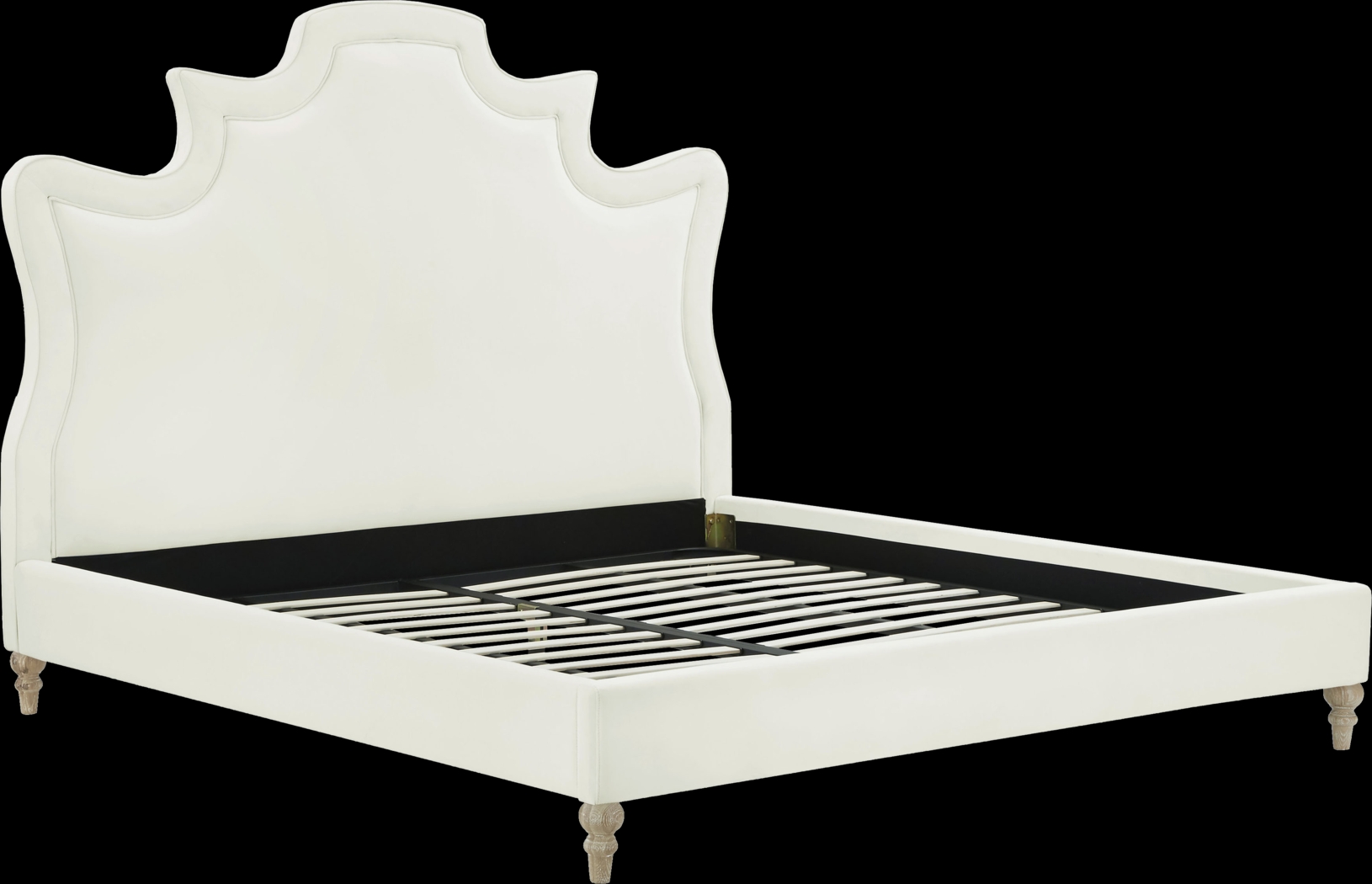 Cairncross Cream Queen Bed - Thumbnail - Image 5