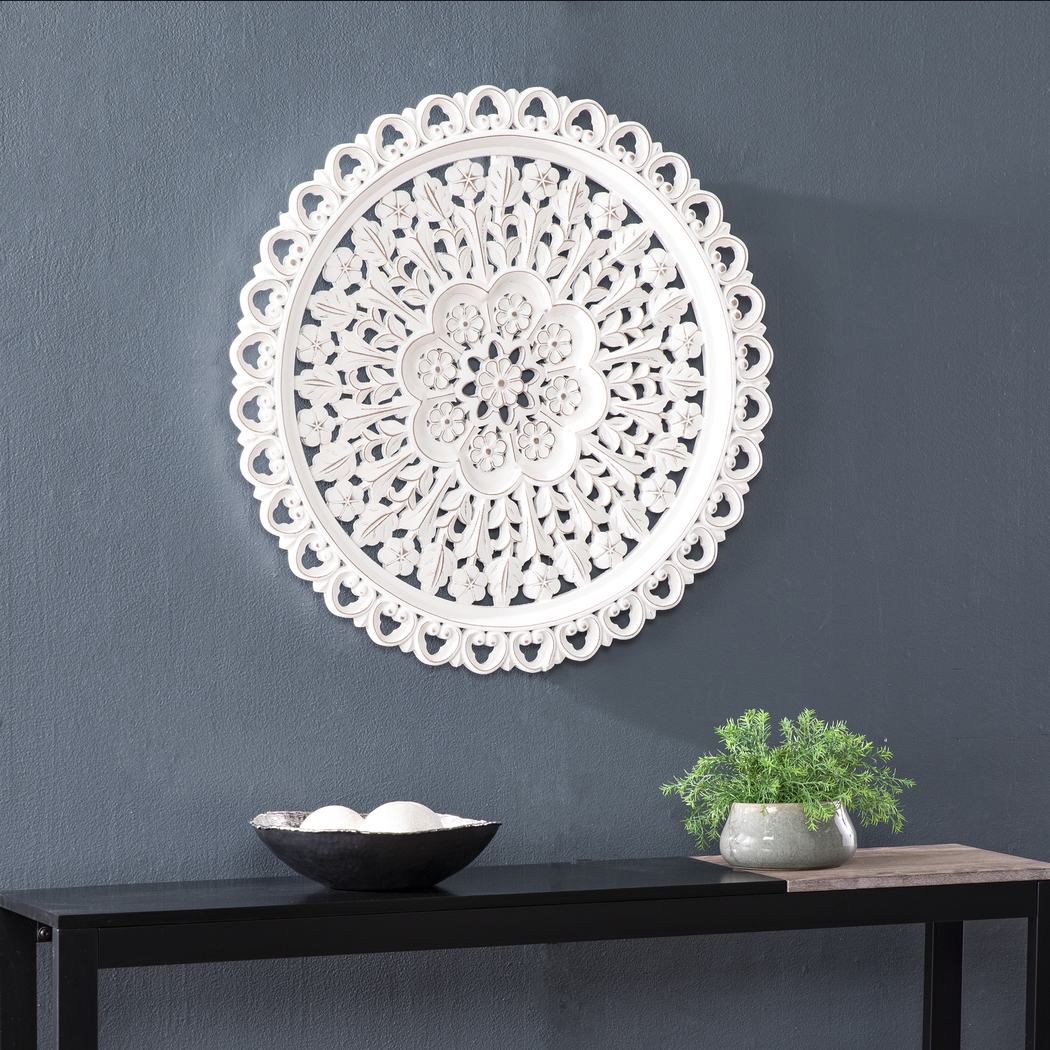 Cairngale White Wall Decor - Thumbnail - Image 4