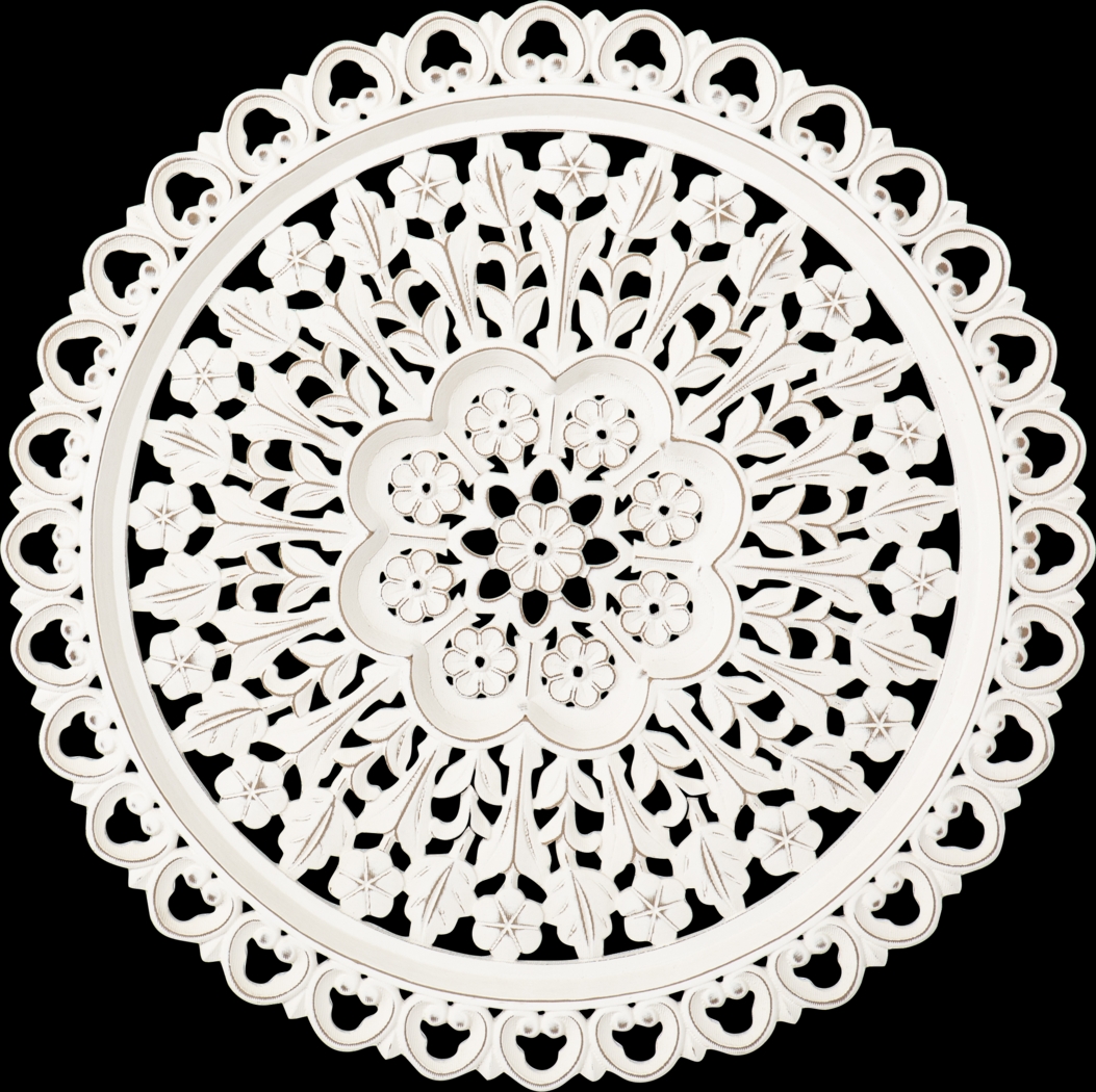 Cairngale White Wall Decor - Thumbnail - Image 1