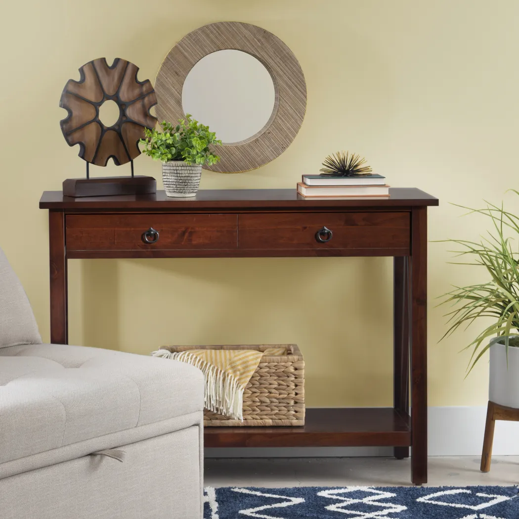 Caister Brown Console Table - Image 4