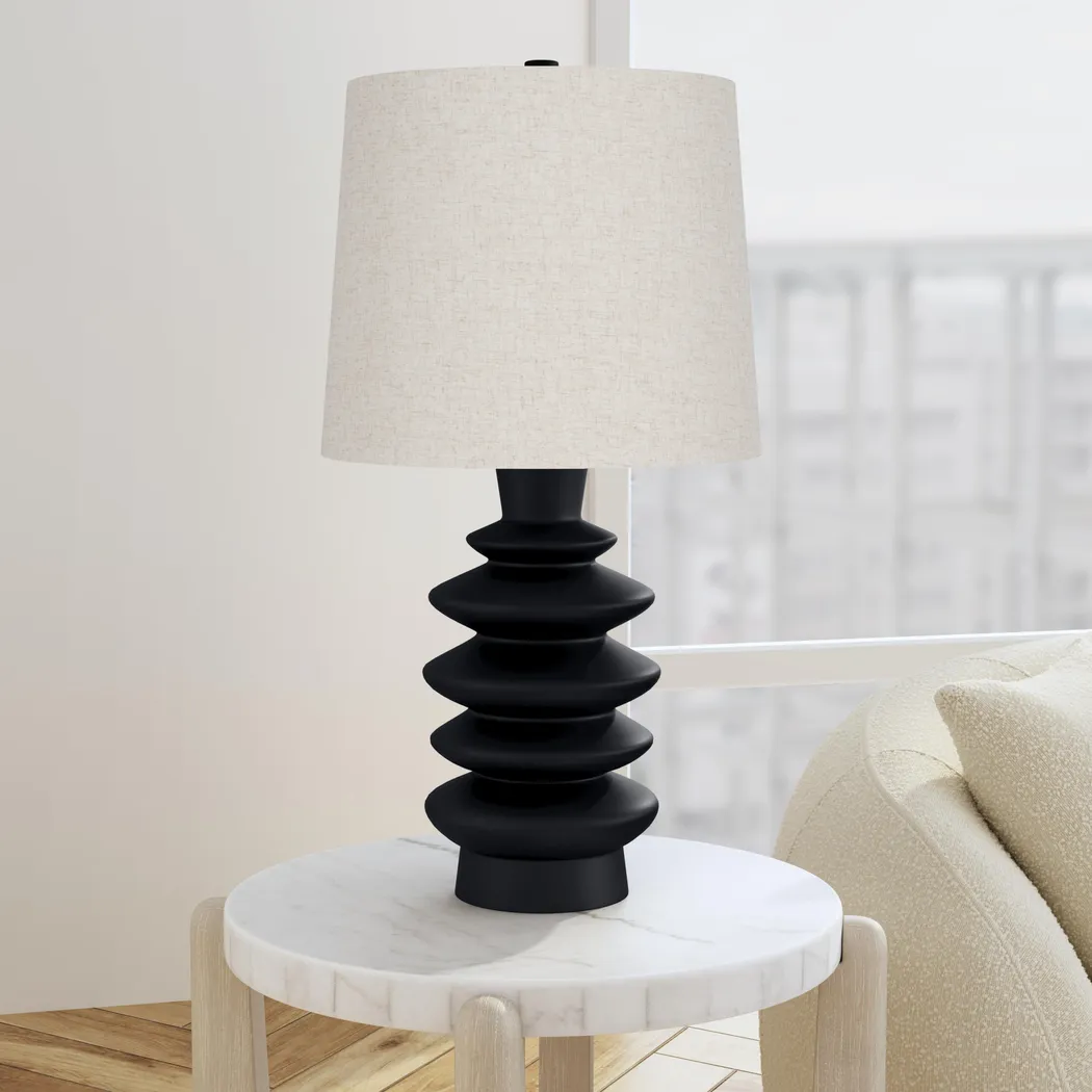 Caius Black Lamp - Image 2