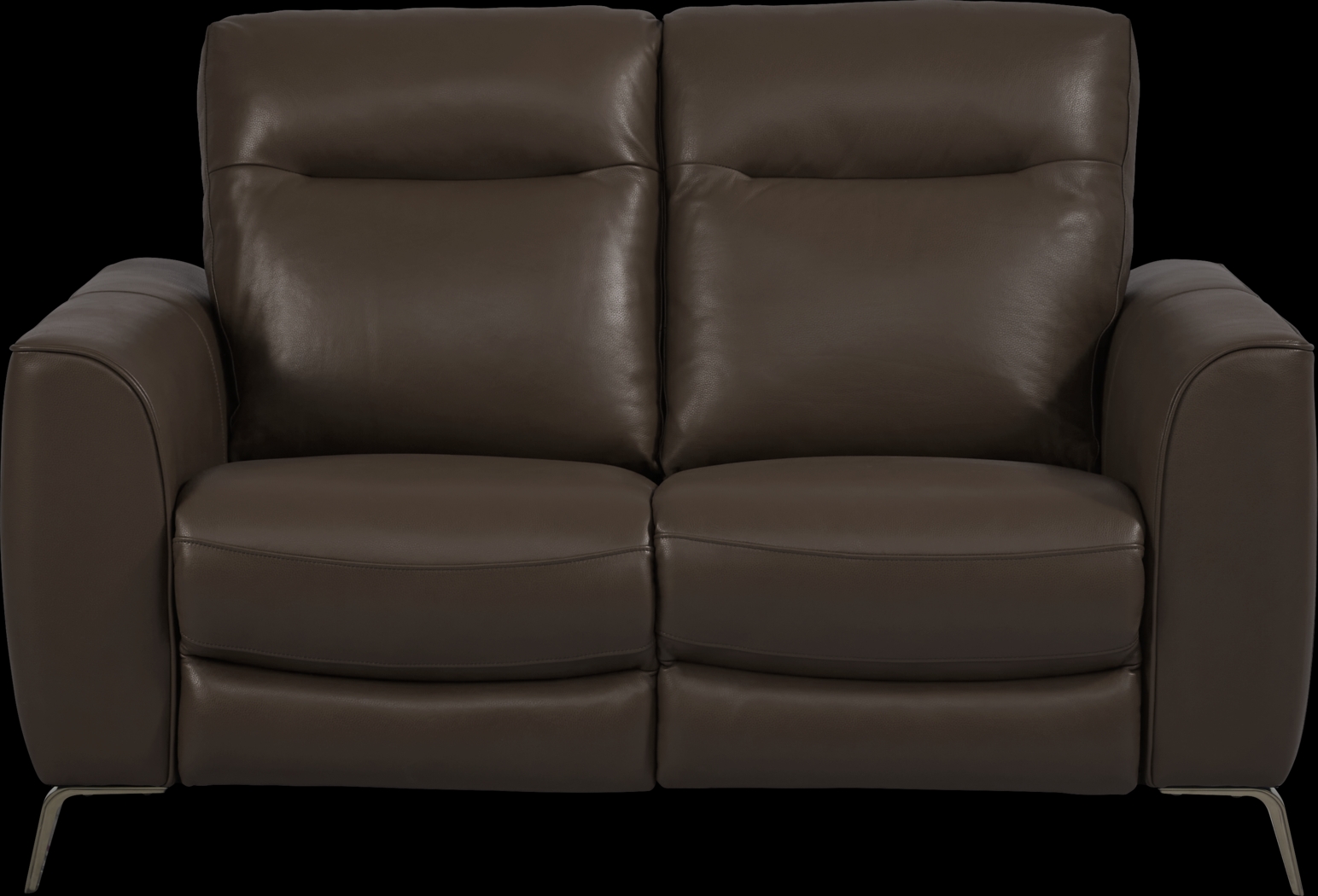 Calabra Chocolate Leather 5 Pc Living Room with Reclining Sofa - Thumbnail - Image 5