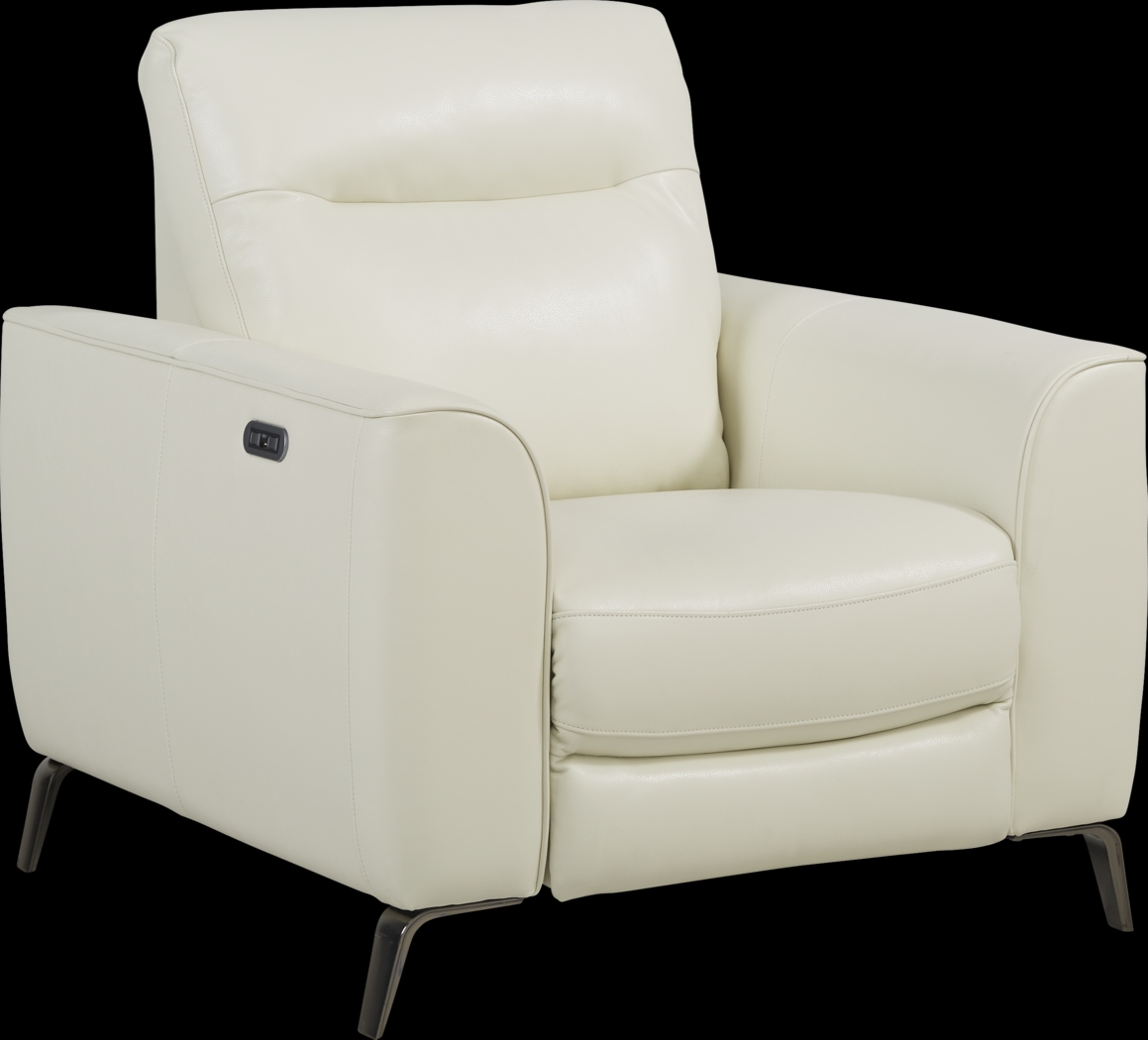 Calabra Ice Leather 6 Pc Living Room with Reclining Sofa - Thumbnail - Image 6