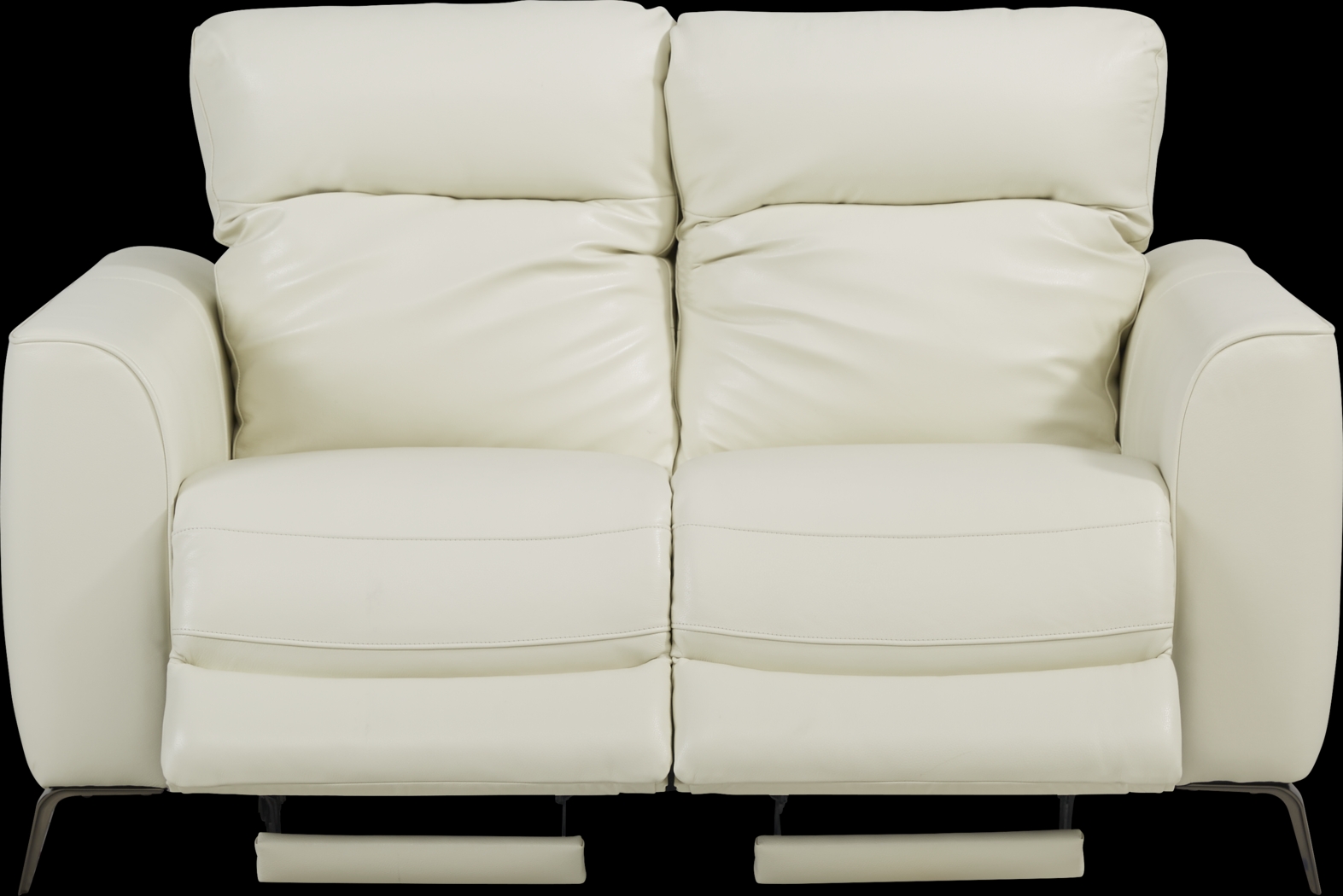 Calabra Ice Leather Dual Power Reclining Loveseat - Thumbnail - Image 2