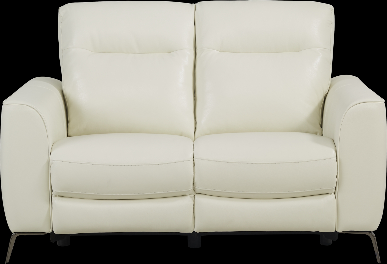 Calabra Ice Leather Dual Power Reclining Loveseat - Thumbnail - Image 1