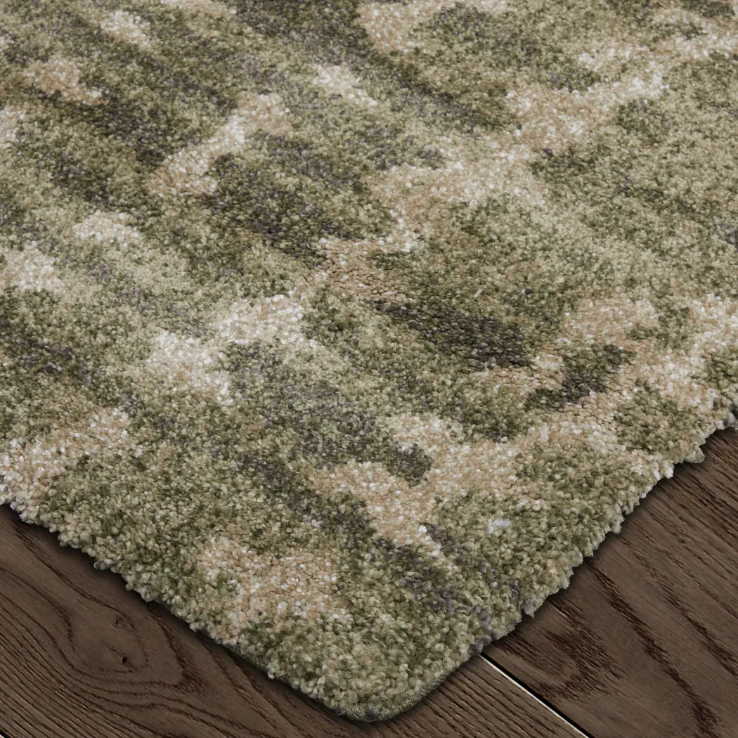 Calalio Green 2'6 x 7'3 Runner Rug - Image 3