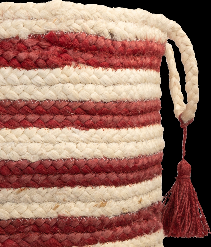 Calarel Tan/Red 19 in. Basket - Thumbnail - Image 6