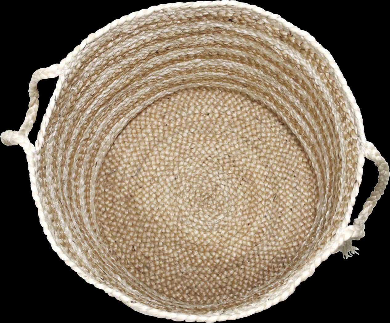 Calarel Tan/White 17 in. Basket - Thumbnail - Image 5