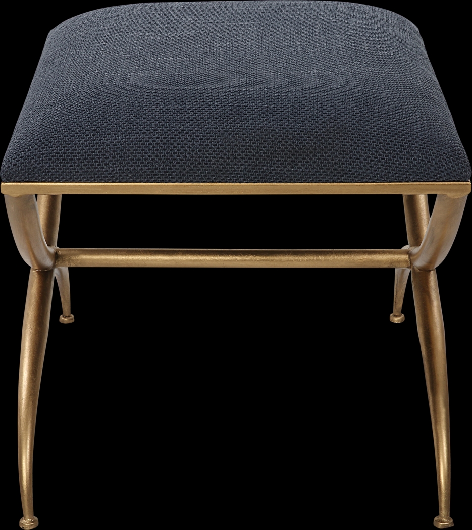 Calaria Navy Accent Bench - Thumbnail - Image 2