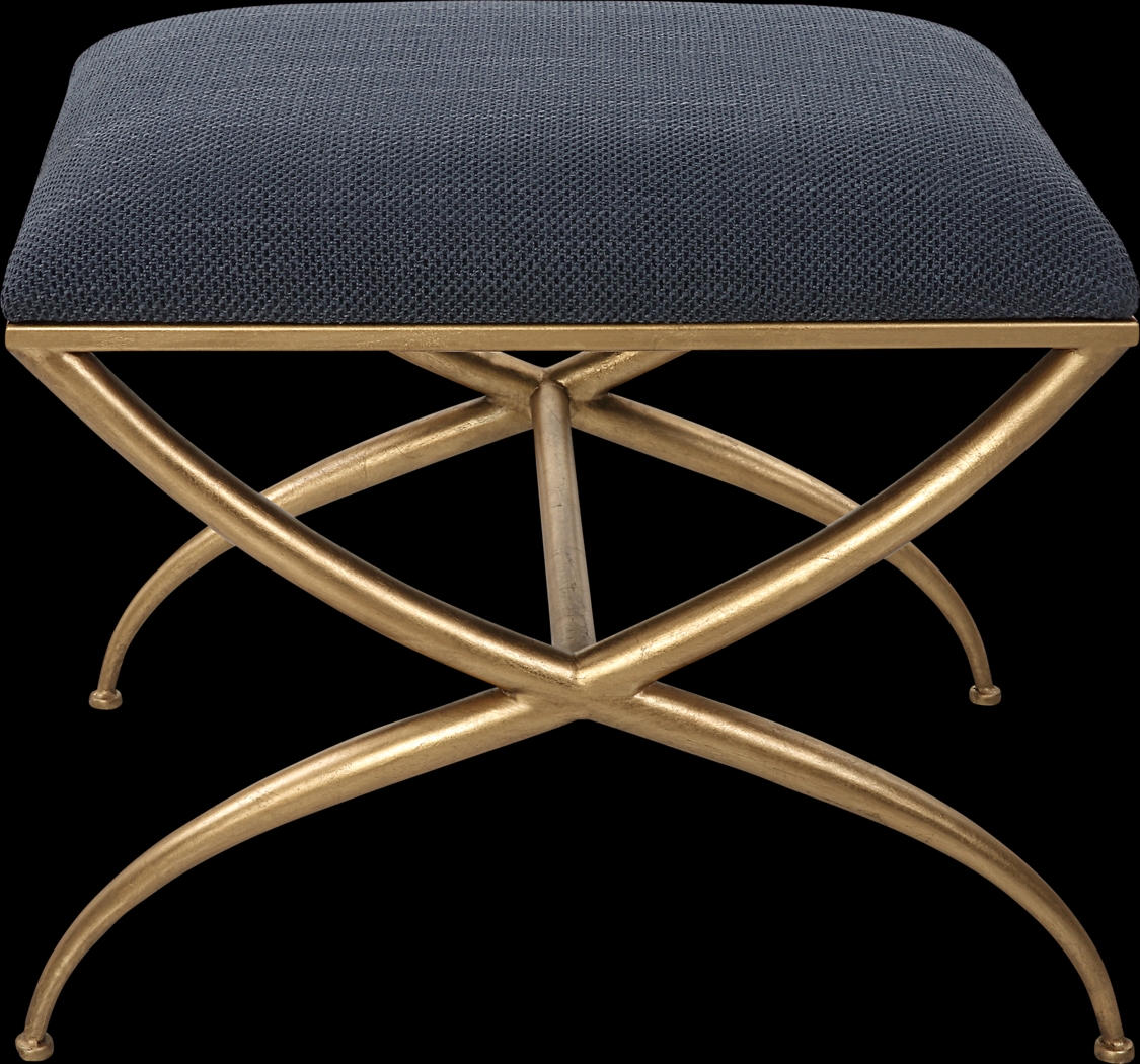 Calaria Navy Accent Bench - Thumbnail - Image 4