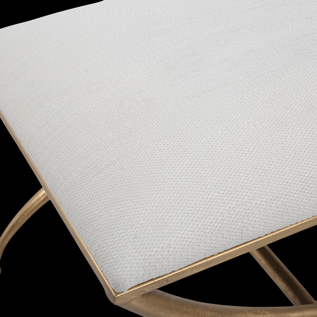 Calaria White Accent Bench - Thumbnail - Image 3