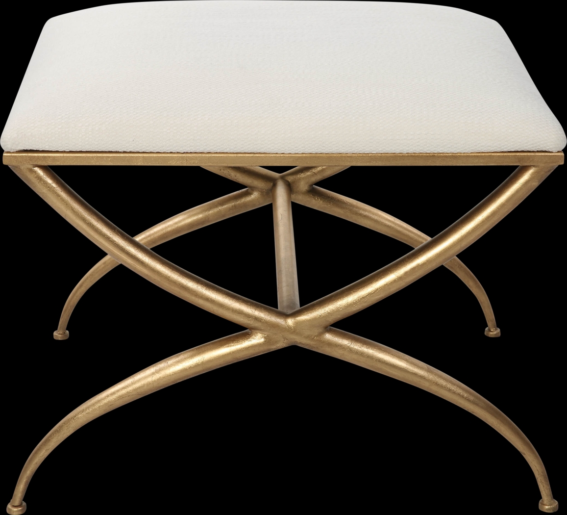 Calaria White Accent Bench - Thumbnail - Image 4