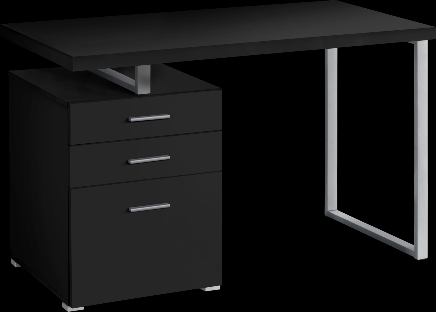 Calavetti Black Desk - Thumbnail - Image 1