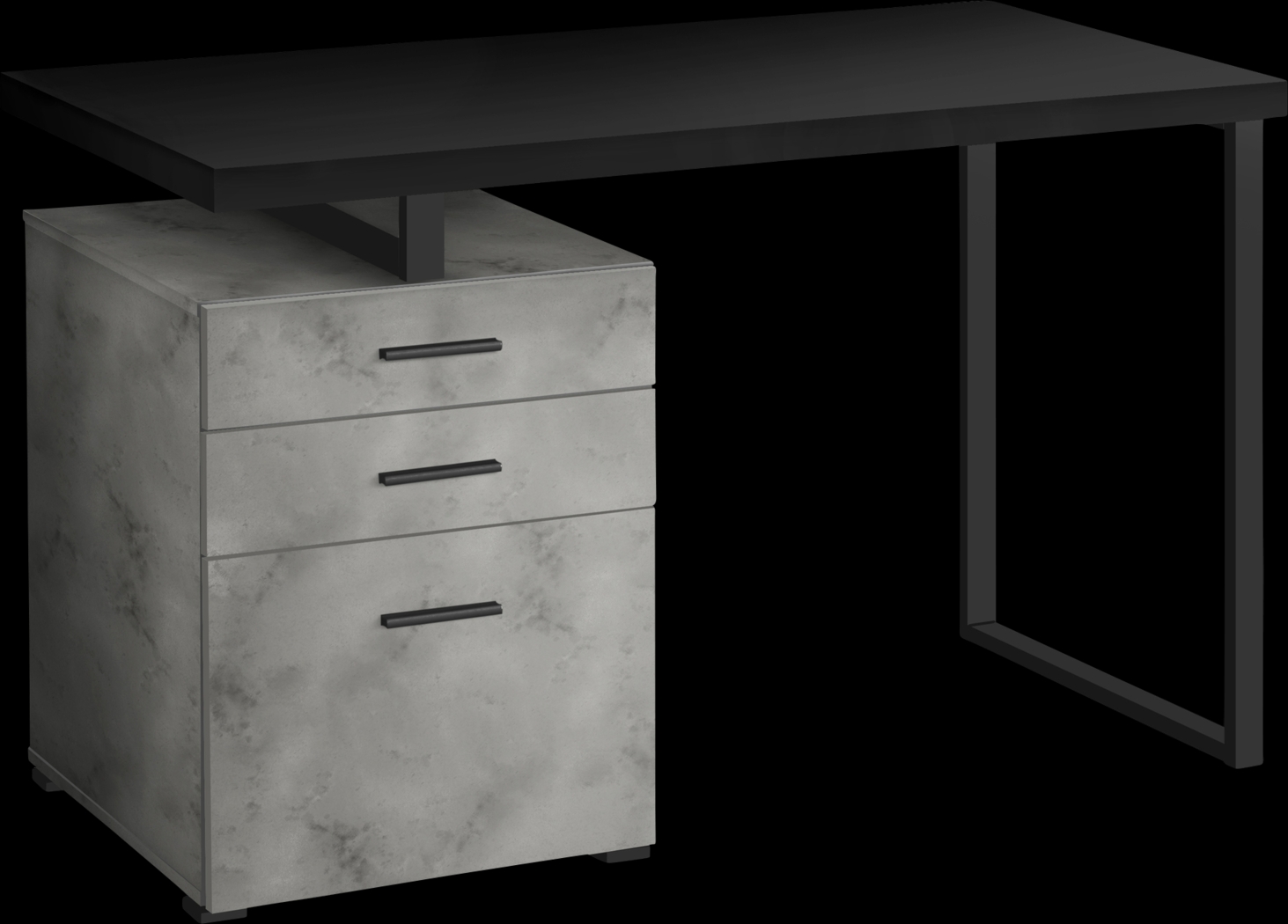 Calavetti Charcoal Desk - Thumbnail - Image 1