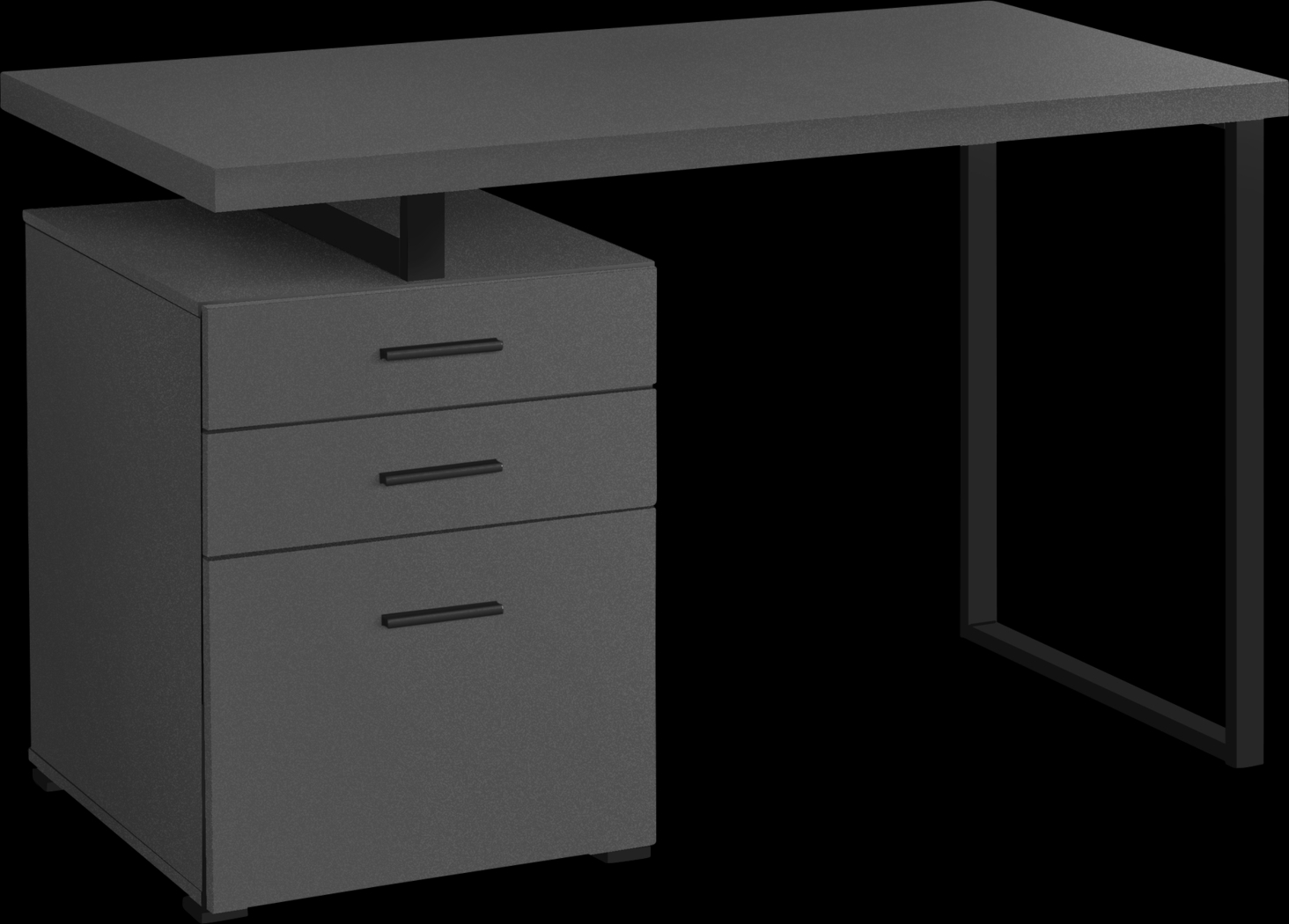 Calavetti Gray Desk - Thumbnail - Image 1
