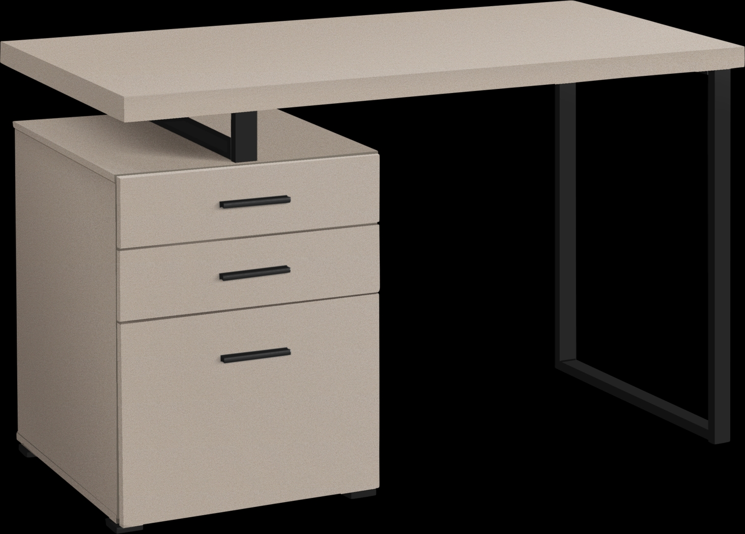 Calavetti Taupe Desk - Thumbnail - Image 1