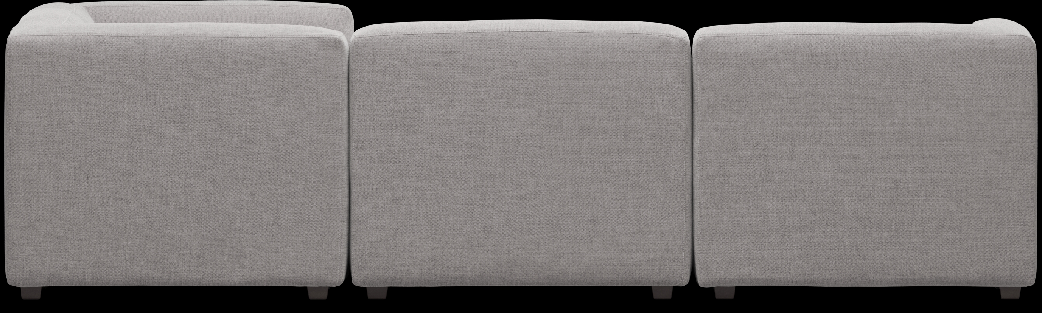 Calay 5 Pc Outdoor Sectional with Ash Slipcovers - Thumbnail - Image 3