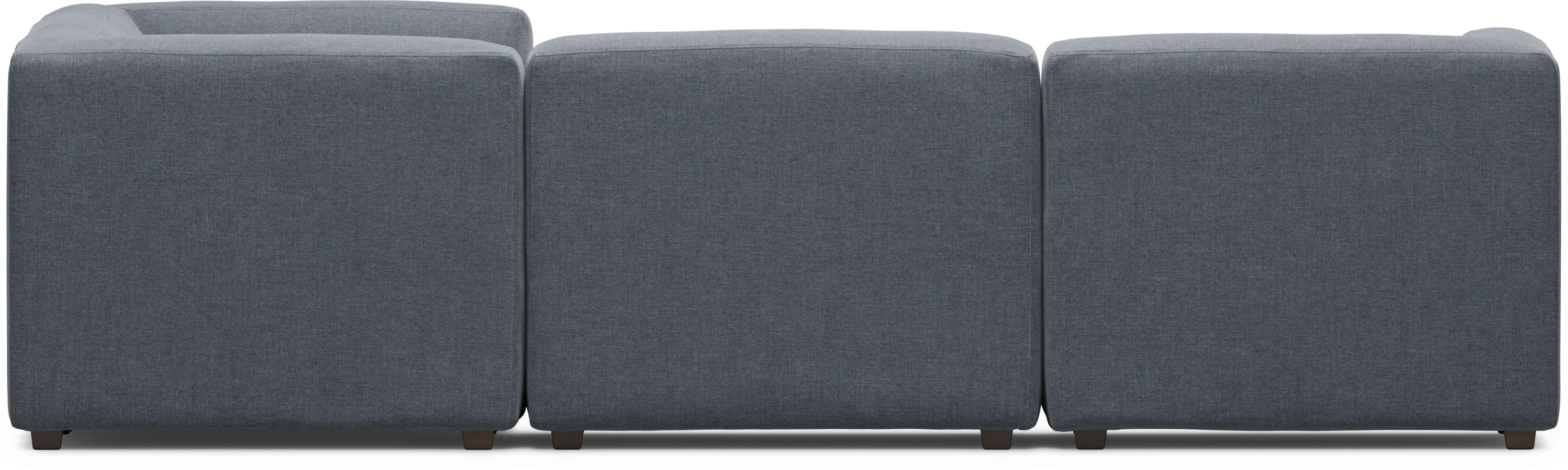 Calay 5 Pc Outdoor Sectional with Denim Slipcovers - Thumbnail - Image 3