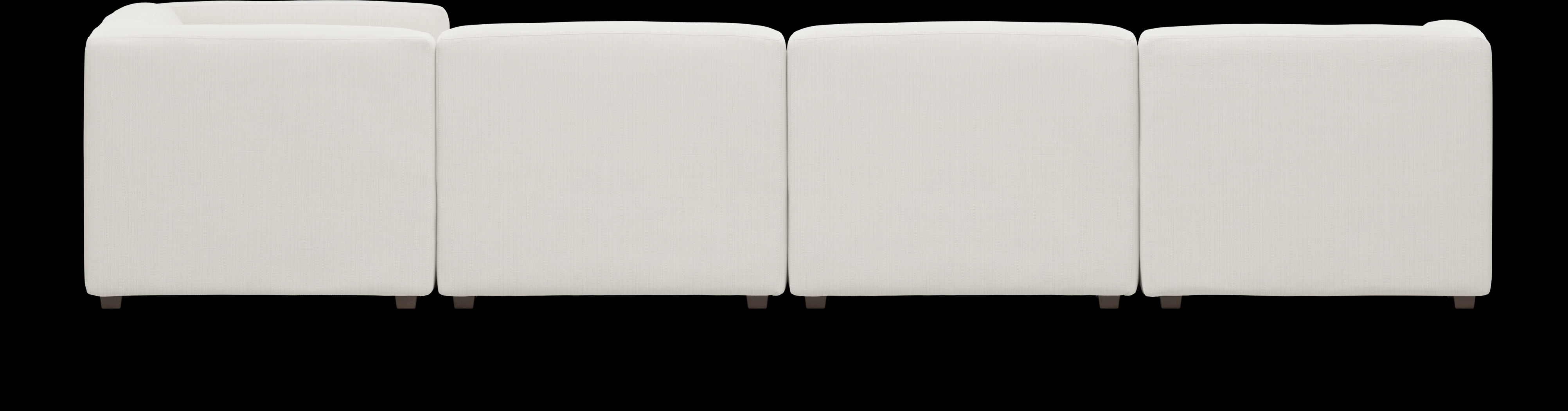 Calay 6 Pc Outdoor Sectional with Vapor Slipcovers - Thumbnail - Image 3