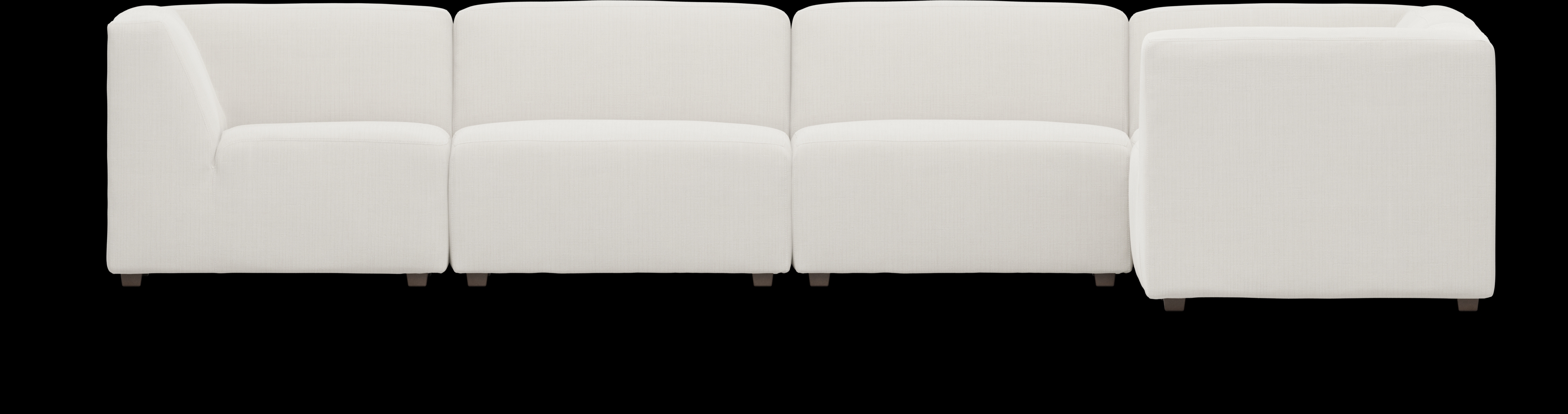 Calay 6 Pc Outdoor Sectional with Vapor Slipcovers - Thumbnail - Image 4