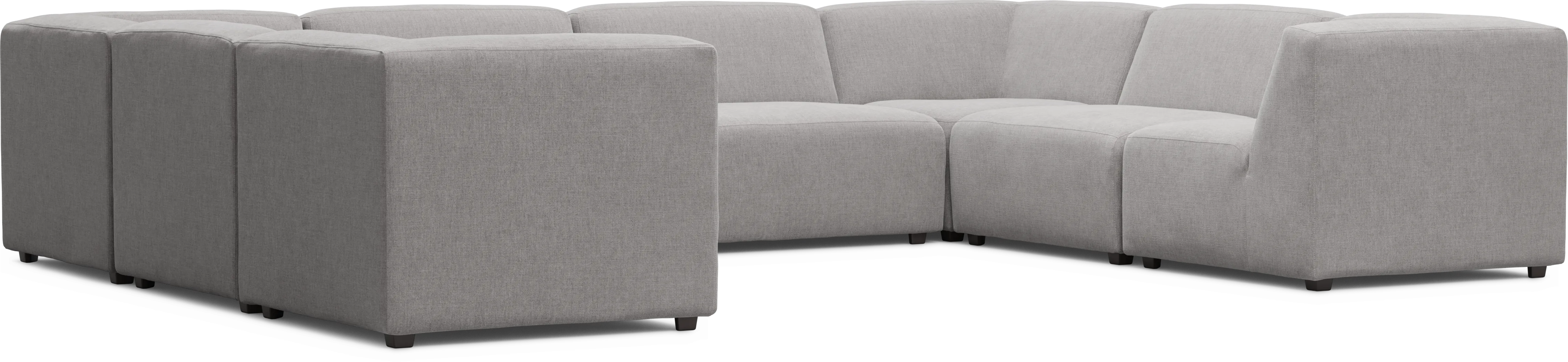 Calay 8 Pc Outdoor Sectional with Ash Slipcovers - Thumbnail - Image 3