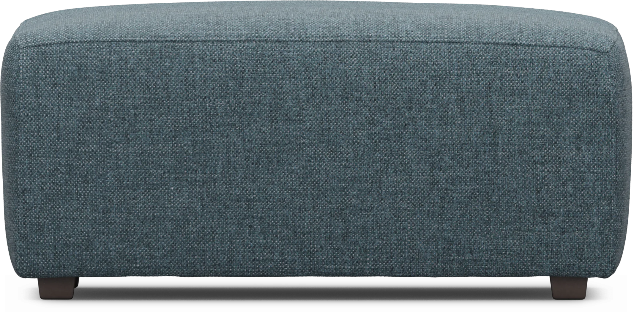 Calay Outdoor Ottoman with Teal Slipcover - Thumbnail - Image 2