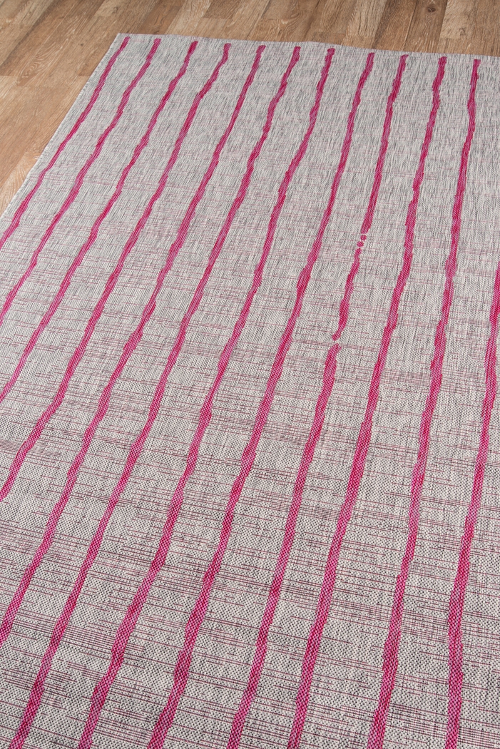 Calbo Pink 7'10 x 10'10 Indoor/Outdoor Rug - Thumbnail - Image 4