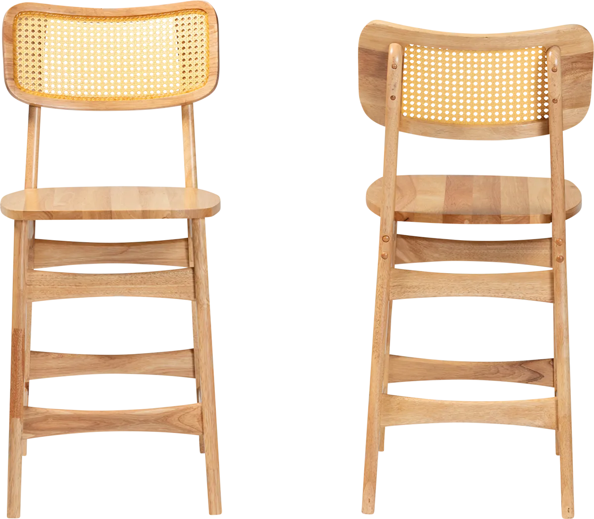Calcasieu Light Brown Counter Stool, Set of 2 - Thumbnail - Image 3