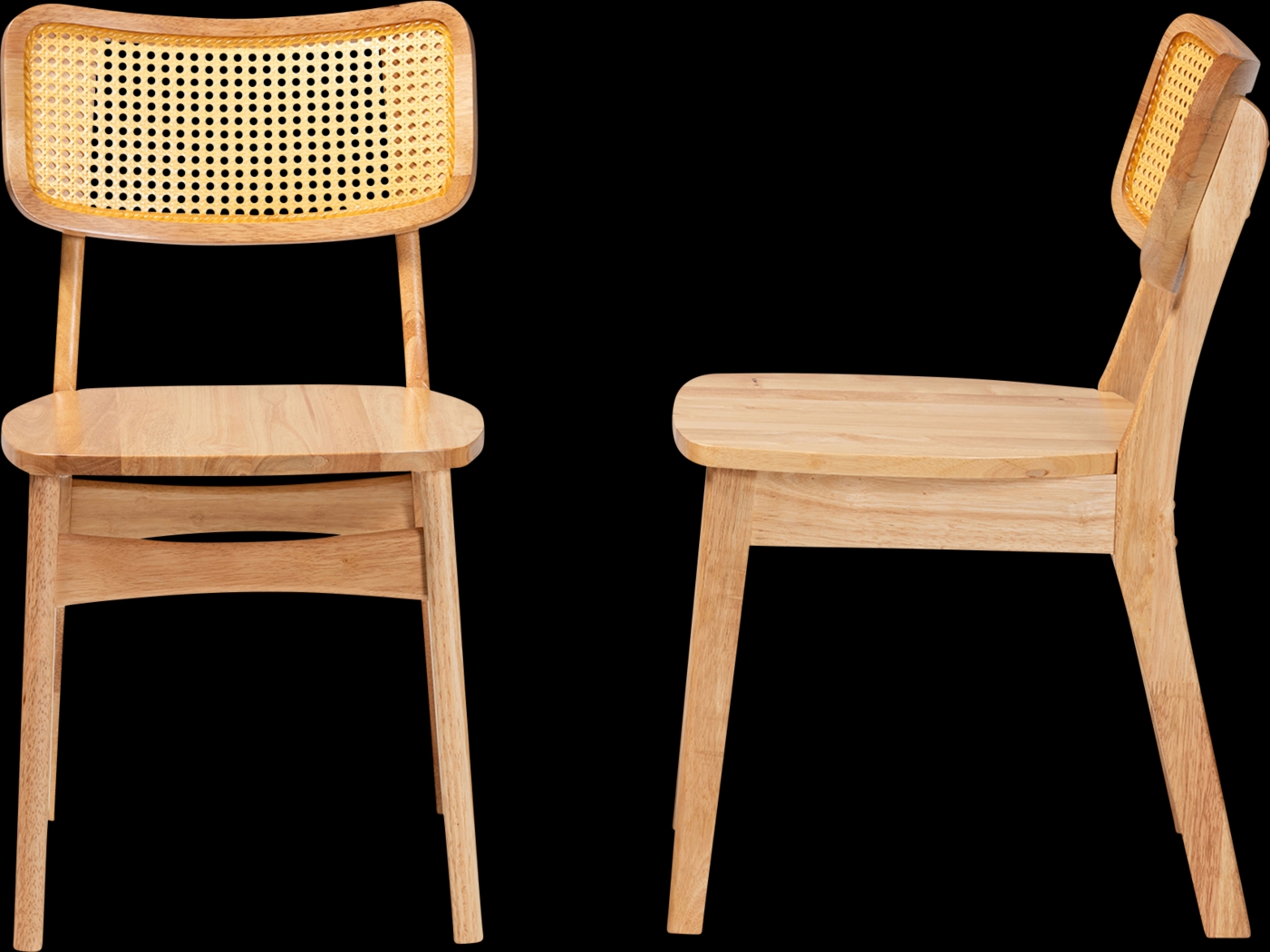 Calcasieu Light Brown Dining Chair, Set of 2 - Thumbnail - Image 4