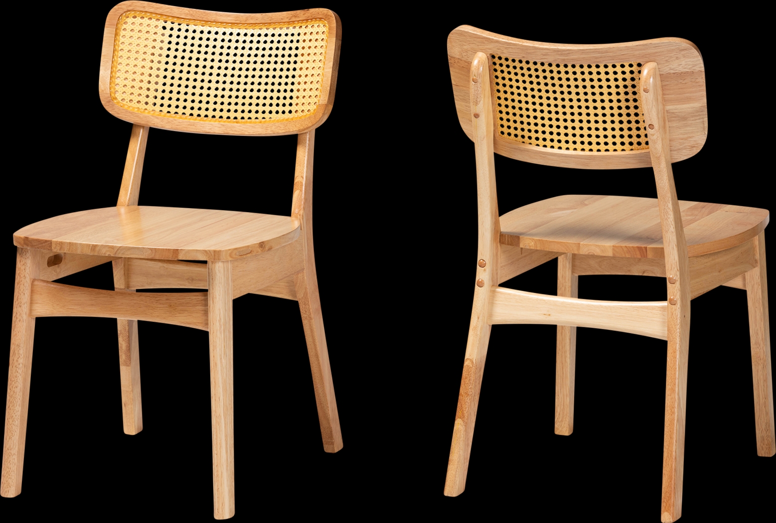 Calcasieu Light Brown Dining Chair, Set of 2 - Thumbnail - Image 1