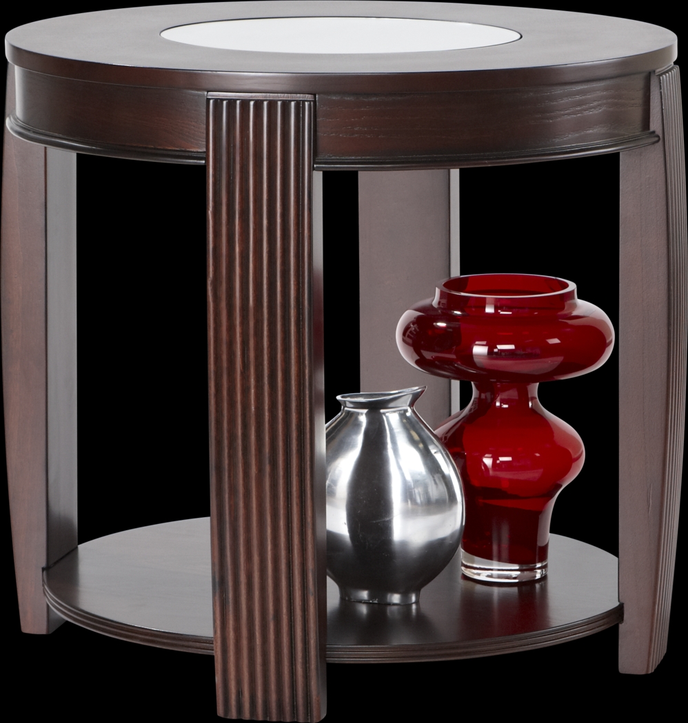 Calcutta Cherry End Table - Thumbnail - Image 2