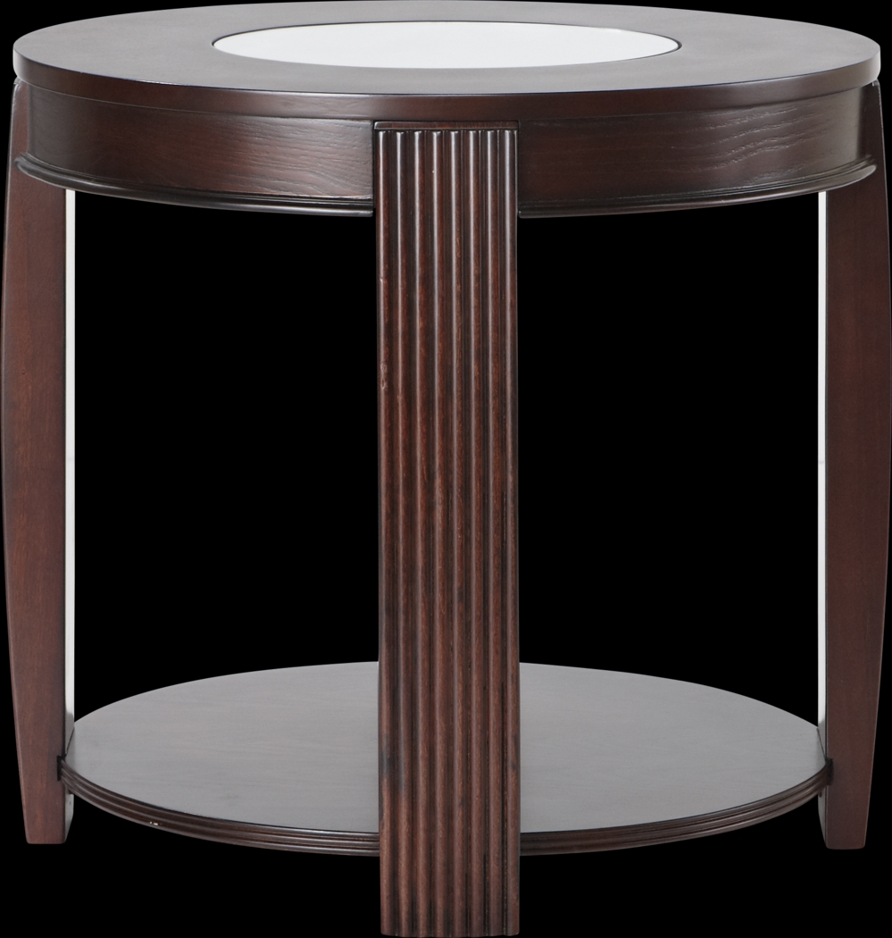 Calcutta Cherry End Table - Thumbnail - Image 1