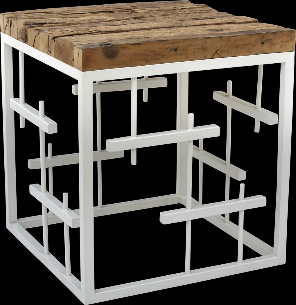 Calderwood White Side Table - Thumbnail - Image 1