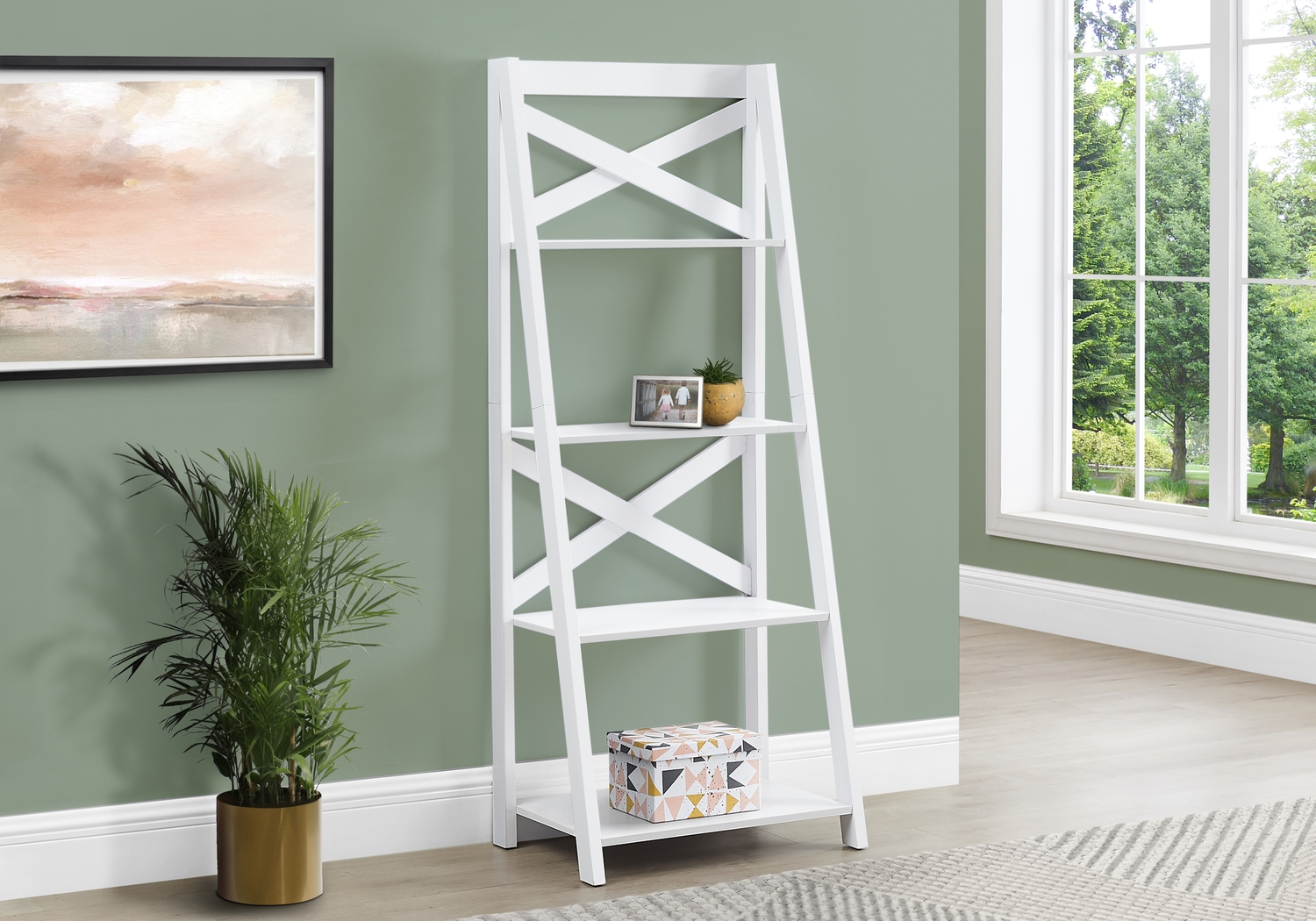 Caldwins White Bookcase - Thumbnail - Image 3