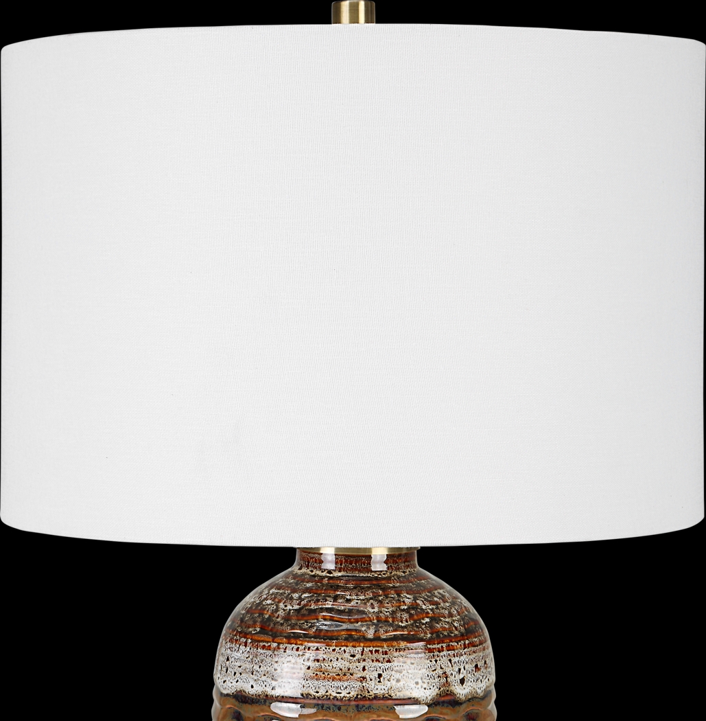 Caleb Reef Brown Lamp - Thumbnail - Image 3