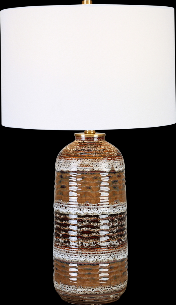 Caleb Reef Brown Lamp - Thumbnail - Image 1