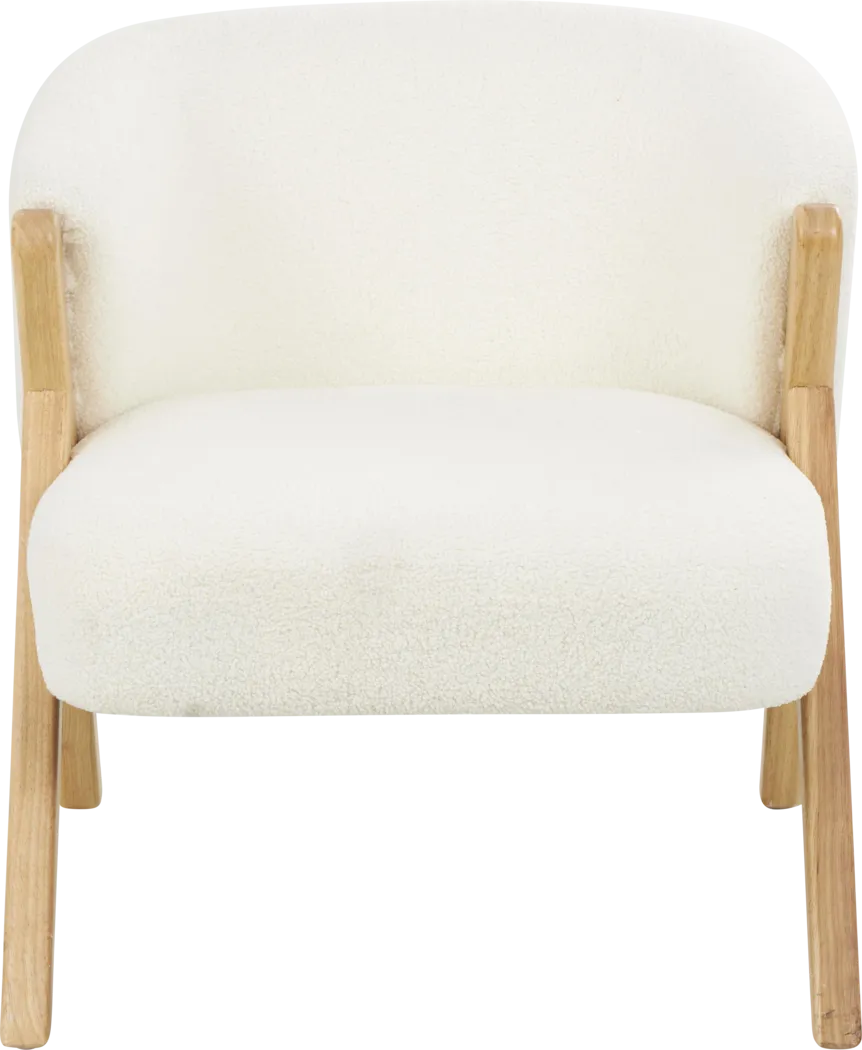 Caledo White Accent Chair - Thumbnail - Image 5