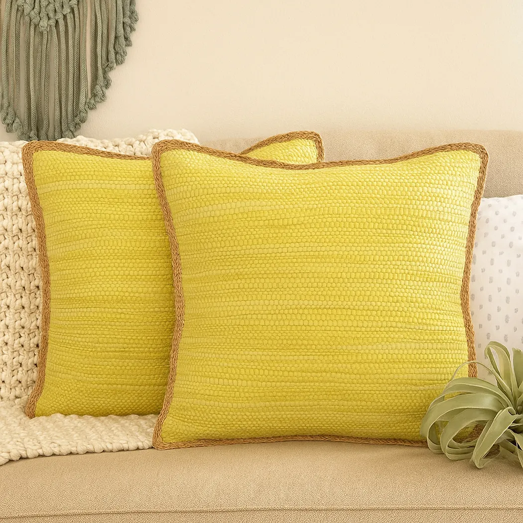 Caleduff Yellow Accent Pillow, Set of 2 - Thumbnail - Image 2