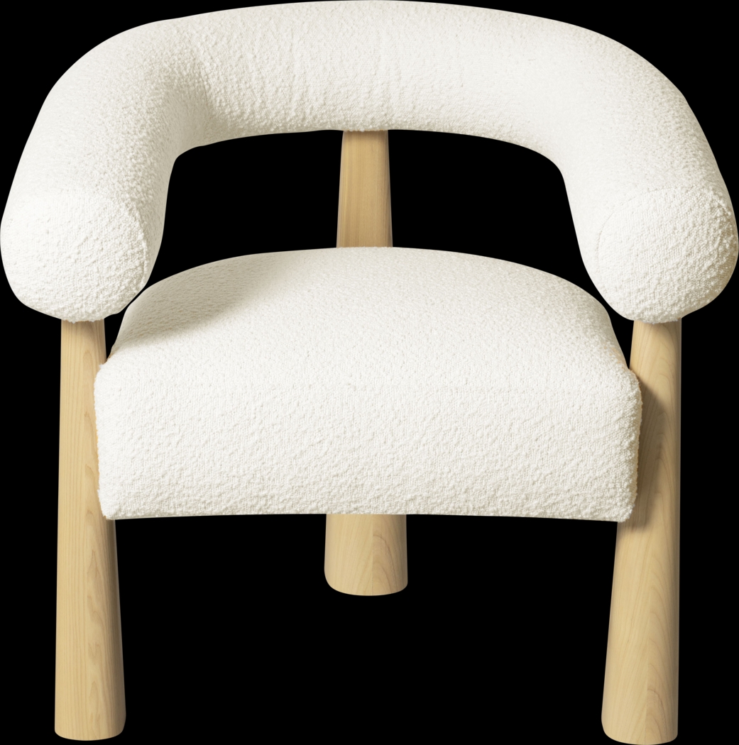 Calewood Cream Accent Chair - Thumbnail - Image 3