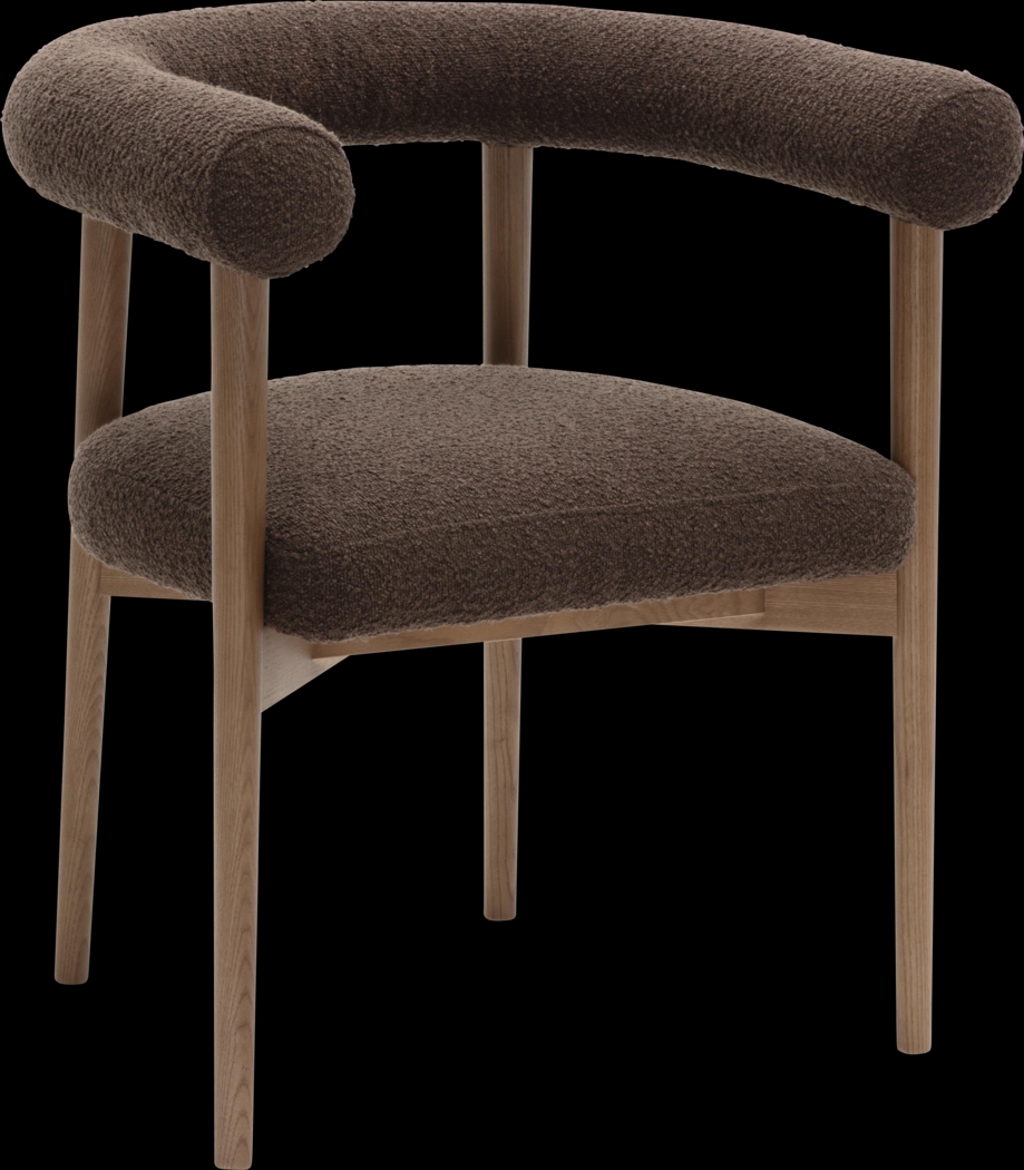 Calewood Dark Brown Arm Chair - Thumbnail - Image 1