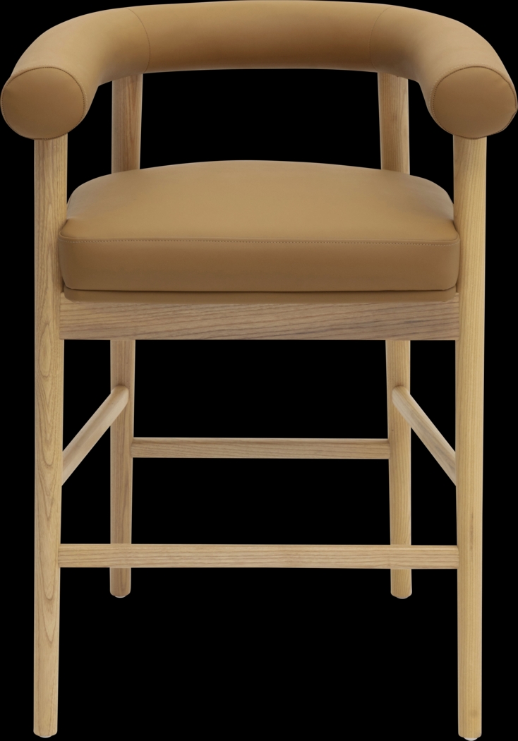 Calewood II Cognac Counter Height Stool - Thumbnail - Image 3