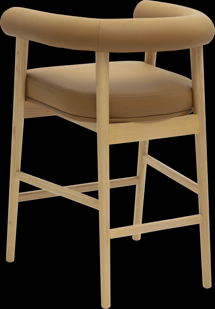 Calewood II Cognac Counter Height Stool - Thumbnail - Image 4