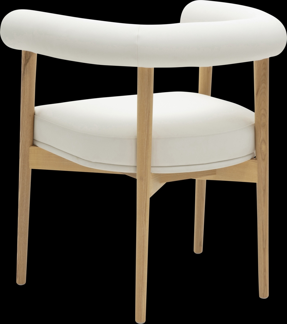 Calewood II White Arm Chair - Thumbnail - Image 3