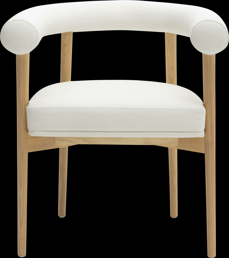 Calewood II White Arm Chair - Thumbnail - Image 4
