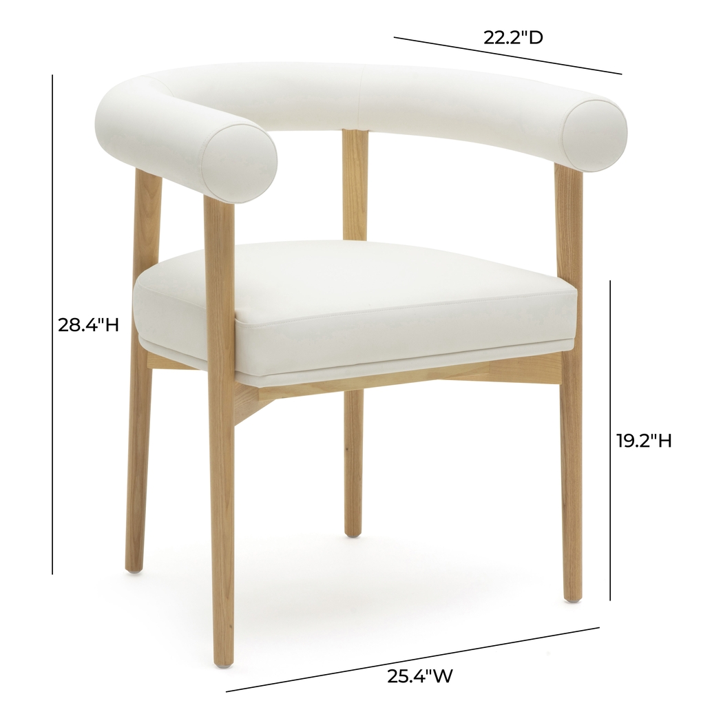 Calewood II White Arm Chair - Thumbnail - Image 6