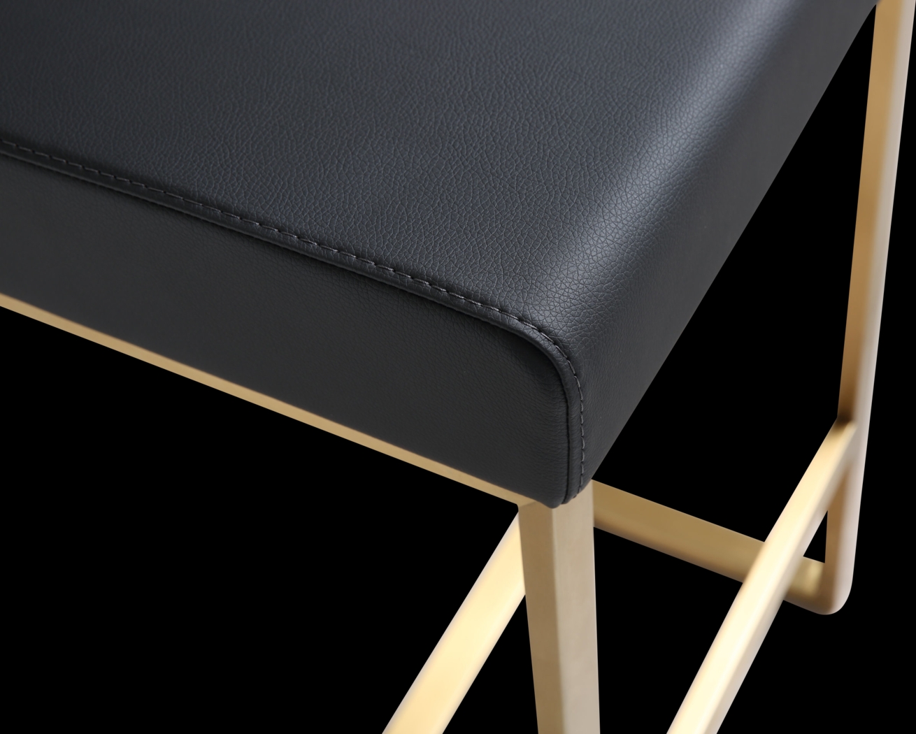 Caliael Black Counter Height Stool, Set of 2 - Thumbnail - Image 7